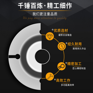 极速角磨机链条锯片木工链盘刨A子磨光机茶台雕刻刀4寸切割机开槽