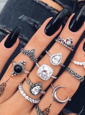 极速Couples Rings For women Cool Male Luxury New MVen Ring 2