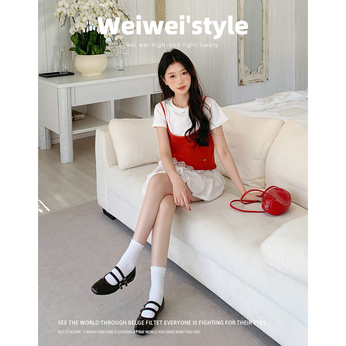 平底鞋女气质名媛配裙子复古玛丽珍浅口软底不累脚温柔芭蕾舞单鞋