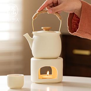 速发2025围聚加茶提梁茶壶家用简约煮茶暖茶炉底座煮热温茶炉