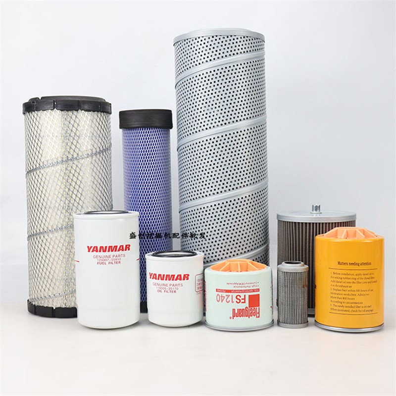 速发掘田雷沃挖福机FR75回滤芯柴油空气油水液压E油进油先导配件