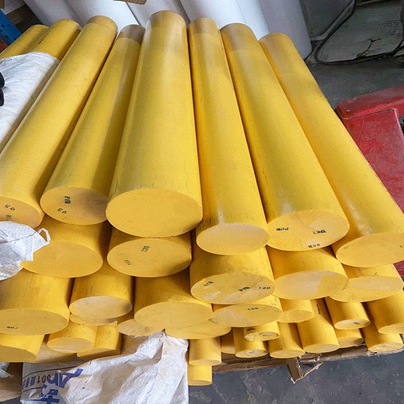 黄色pom棒120mm 红色pom板 蓝色赛钢棒 防静电黑色pom棒 聚甲醛板图片