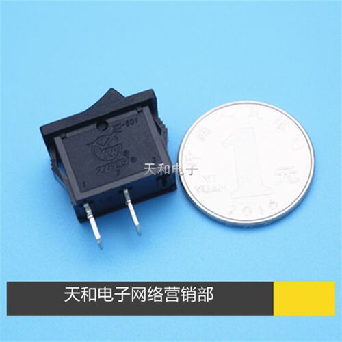 KCD1 XW-601船型开关 2脚2档3脚3档4脚2档 黑色红色带灯电源开关