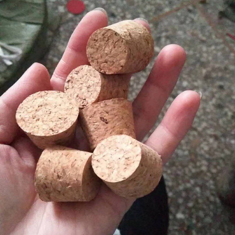 热销橡木塞瓶塞玻璃瓶密封塞锥形木塞子酒瓶木塞许U愿瓶陶瓷瓶塞