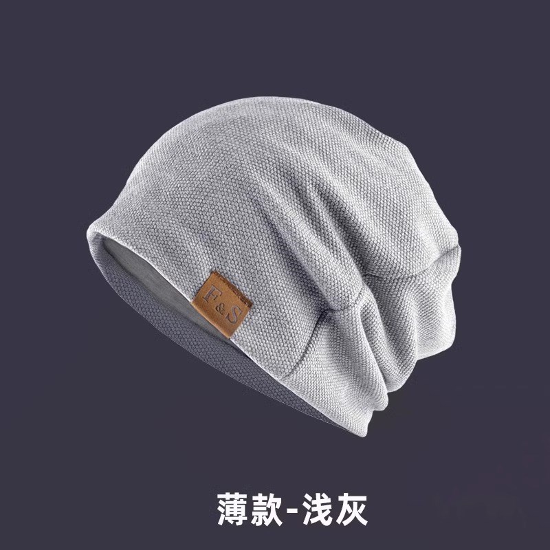 热销老年睡帽男士冬季老人爷爷奶奶光头帽春秋室R内针织毛线睡觉