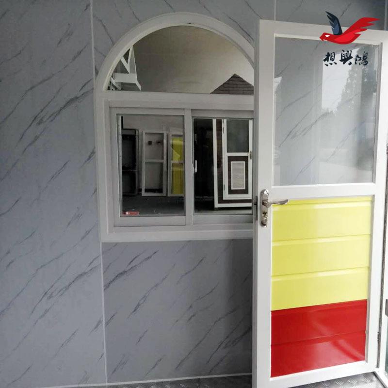 钢结构售货亭环卫休息室幼儿园门卫岗亭服务亭保安值班亭制作