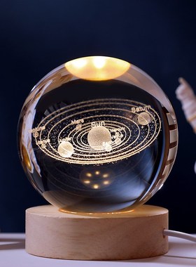 极速宇宙系列发光小夜灯礼物太空C人星空发光银河银河系太阳系水