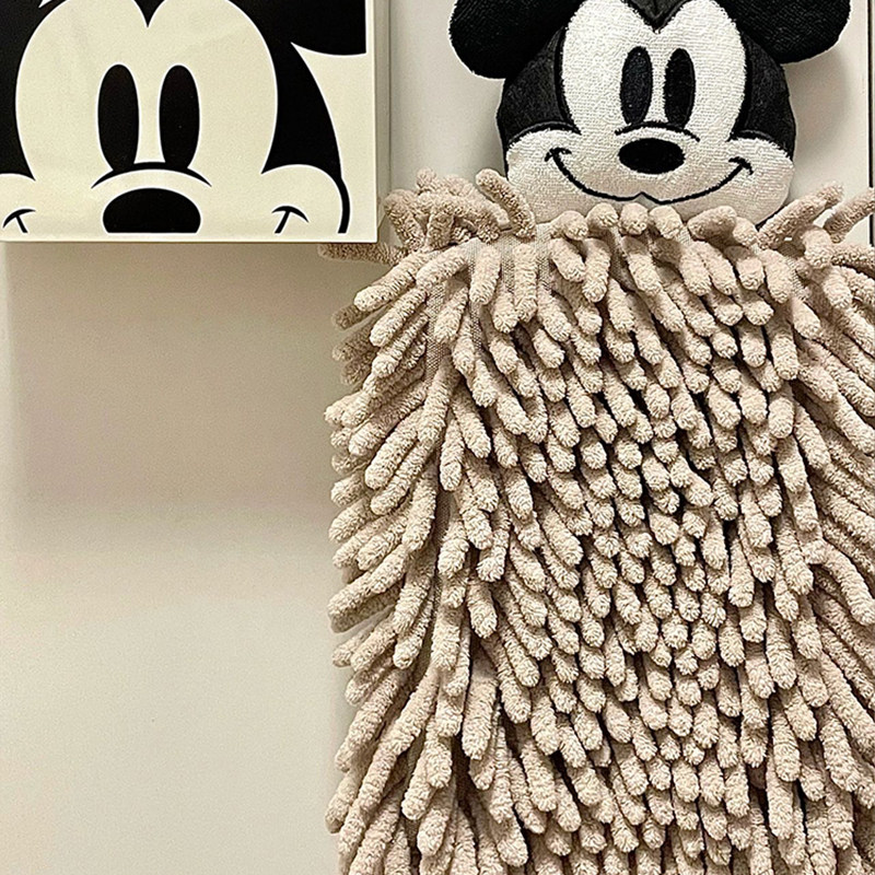 极速日系b卡通擦手巾挂式雪尼尔擦手布可爱米老鼠米奇儿童毛巾吸,家庭/个人清洁工具,厨房擦手巾,淘宝优惠券,粉丝福利购,淘宝优惠卷