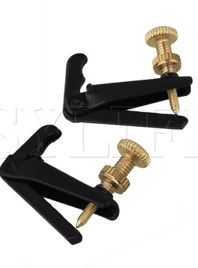 极速4pcs 4/4 3/4k Violin Metal Fine Tuning Adjuster black an