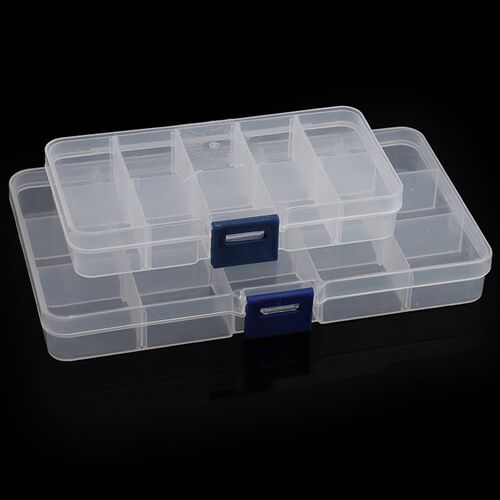 极速Containegr Plastic Box Practical Adjustable Compartment