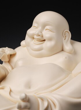 新品万事如意送i礼弥勒佛大师林建平大肚笑弥勒菩萨摆件招财佛像