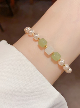 日韩时尚简约温柔百搭珍珠手链女小众气质轻奢百搭设计高级感手饰