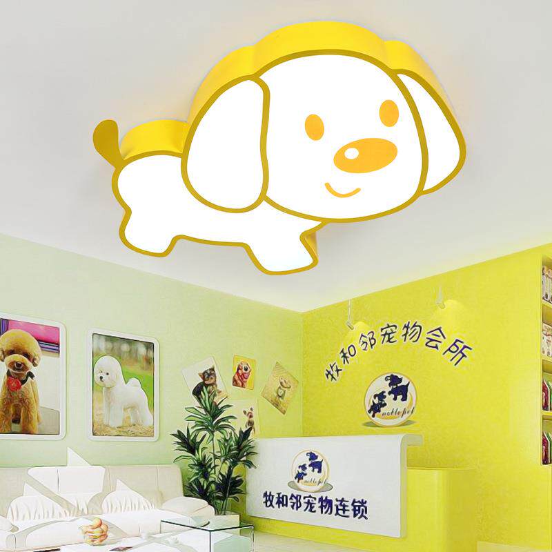 LED吸顶灯动物造型创意个性儿童房灯游乐场动物宠物店幼儿园灯具