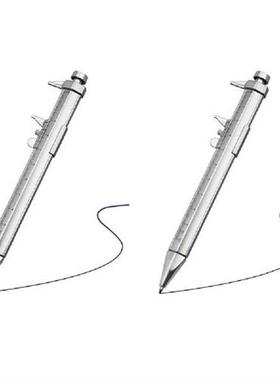 极速Multcifunction Caliper Pen 0-100 Vernier Caliper Roller