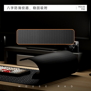 极速leather computer desk mat large mHouse pad black writing