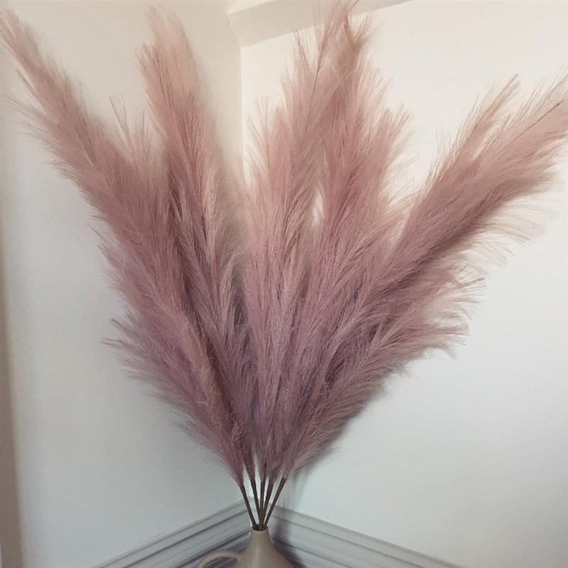 极速1Pcs 45cm Artificialt Pampas Grass Bouquet New Year Holi