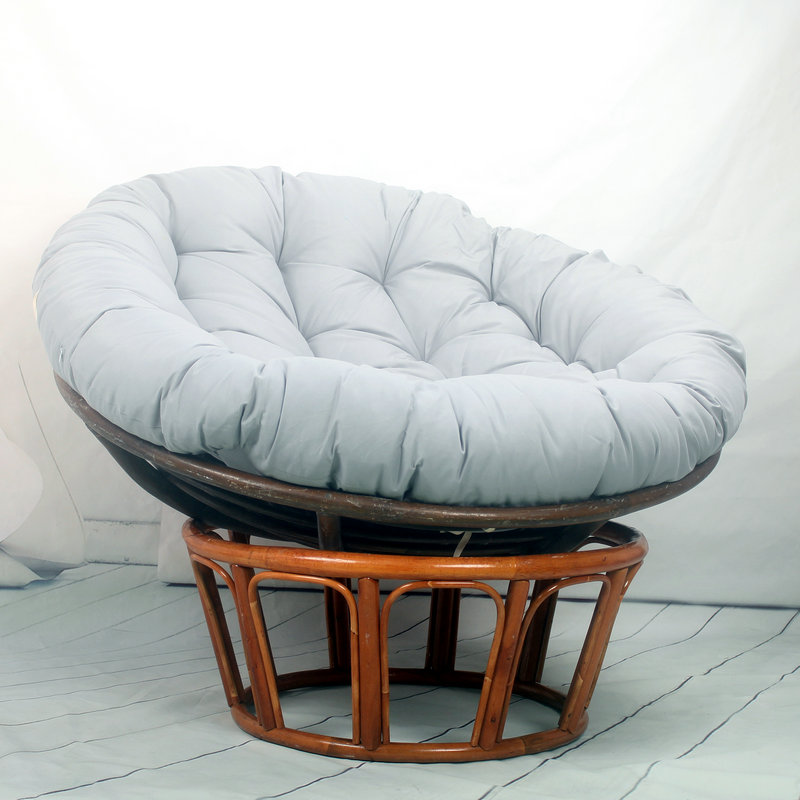 极速。雷达椅坐垫k 懒人椅躺椅圆形坐垫 休闲太阳椅摇椅藤椅阳台