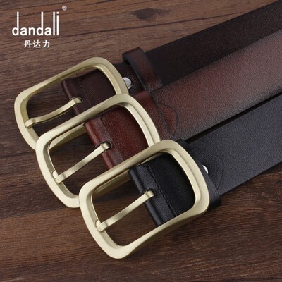 极速男腰带Faux leather qMen's Belt Wide Belt Strap Belts