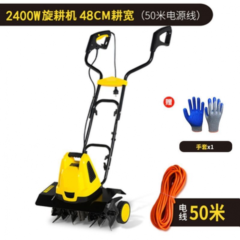 极速松土a机施肥翻土机松土器翻转犁耕犁田耕电动微耕Z机小型耕田