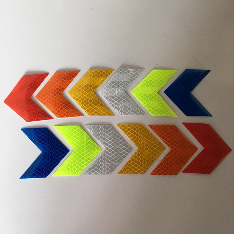 极速10Pcs Bike Frame Sticker Arrow Reflective StiTcker Car M