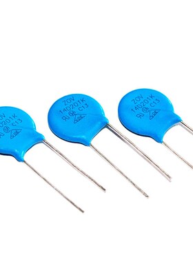 极速直插式氧化锌压敏电阻14D201K 片径14MM 200V U防浪涌电流AZO