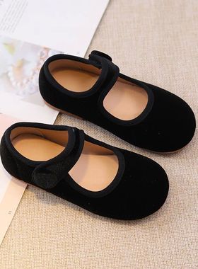 极速Shoe allet Flats Velet ound oe ConcisLe ids Shoes ing Ch