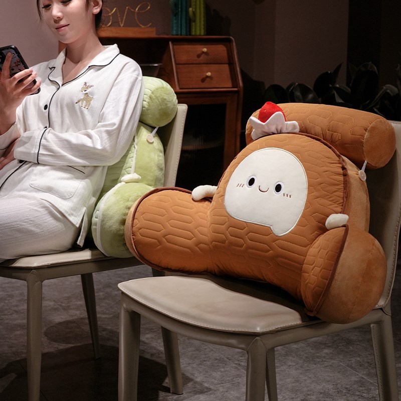 极速可爱卡通床头靠垫沙发抱枕榻榻米软包M护腰枕头大靠背女宿舍