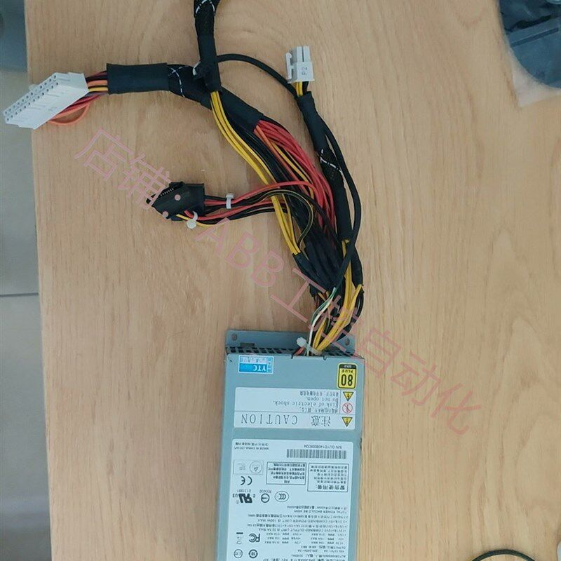 极速台达400w小1U电源 已改静音L装上小机箱发现线理好