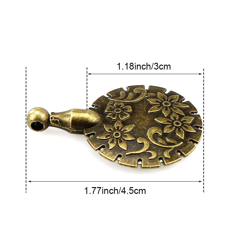 极速1PCS Vintage Sewing Thread Yarn CuttKer Pendant Round Sh