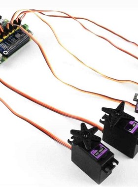 极速厂家微雪 树莓派4lB3BZero W 16路舵机驱动板 PWM驱动模块 12