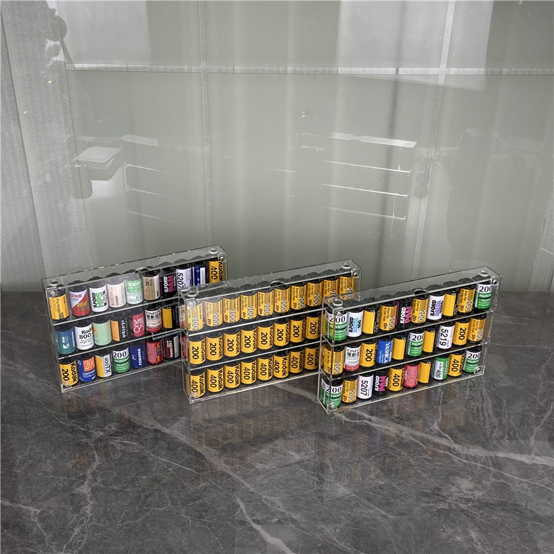 极速柯达胶卷暗盒亚克力装饰盒收藏裱装摄影主Q题样板房装饰怀旧