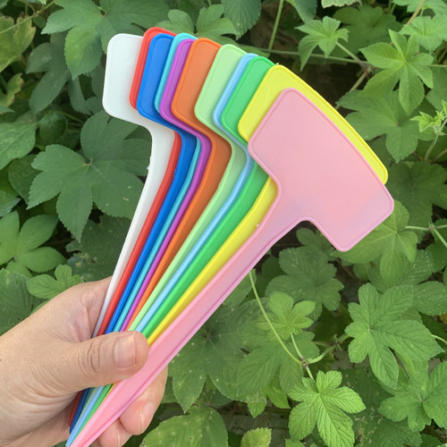 极速塑料加厚园艺标签花t卉牌月季记号牌植物可书写扇面插地牌固