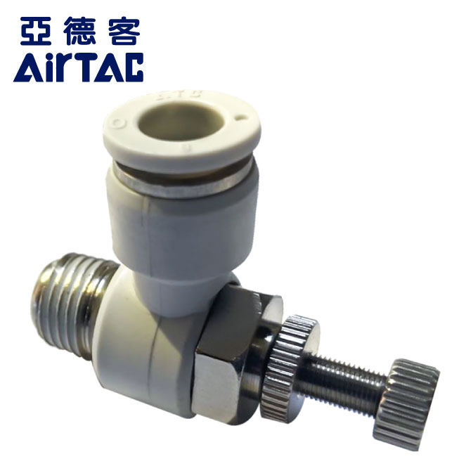 极速调速阀可d调节气管节流阀接头PSL4/6/8/10/12-M5-01-02-03-A