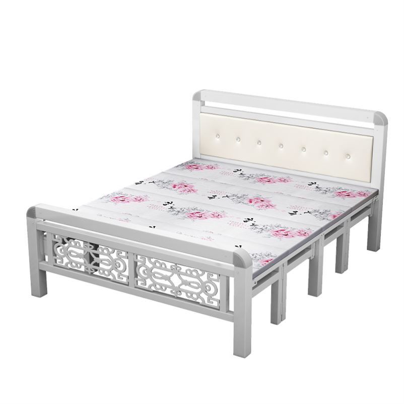 极速一米五宽的折叠床铁床1米w5宽铁床1米2宽折贴单人床拆叠单人