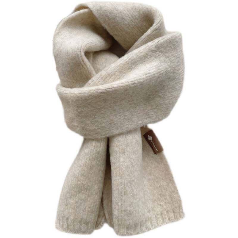 极速Romantic solid color versatile scarJf shows white wind,
