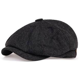 极速New Retro Herringbone Newsboy Caps MKen newsboy hat Stit