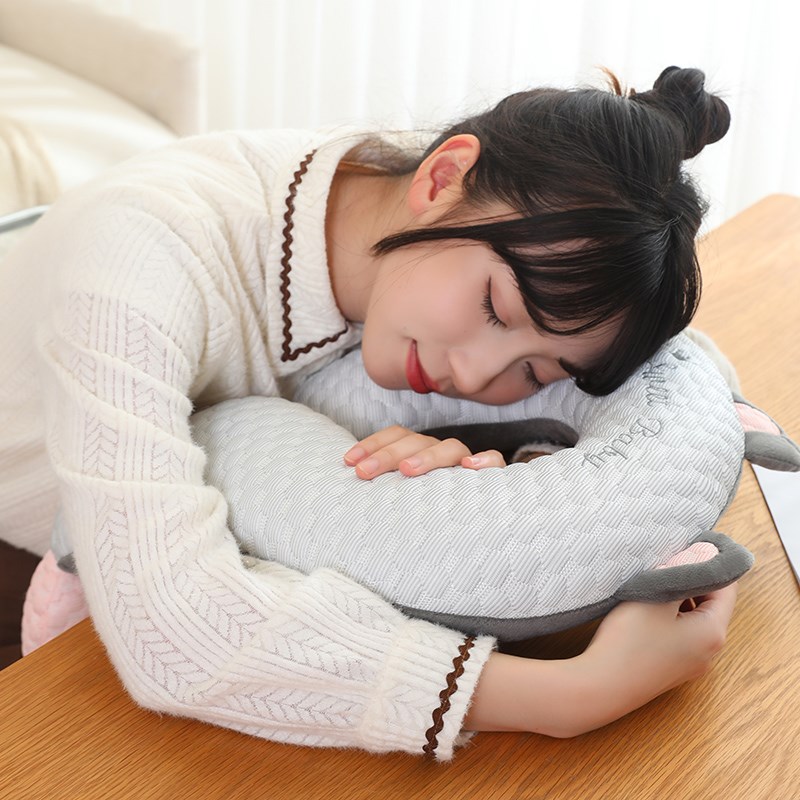 极速夏季创意问号抱枕沙发客厅靠C垫办公室午睡枕头车载旅行颈枕