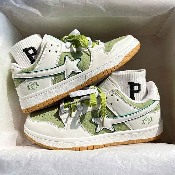 极速2023 Green Fashion Summer Women SnIeakers Star Pattern F