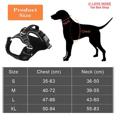 极速Pet Dog Harness 1000tD Oxford Cloth Reflective Service D