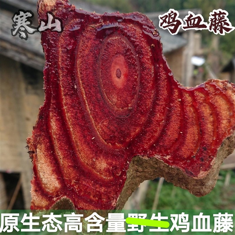 极速【寒山】广西岑溪陈大哥野外生长鸡血藤高龄老藤大U藤500克(1