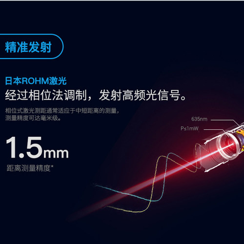 极速雷射测距仪j高精度电子量房尺量房绘图红外线量房仪