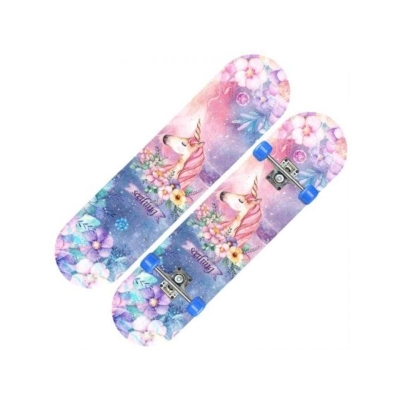 极速款迷你单人黑色中大男平行滑板车女童蓝N色平板童四轮初学者