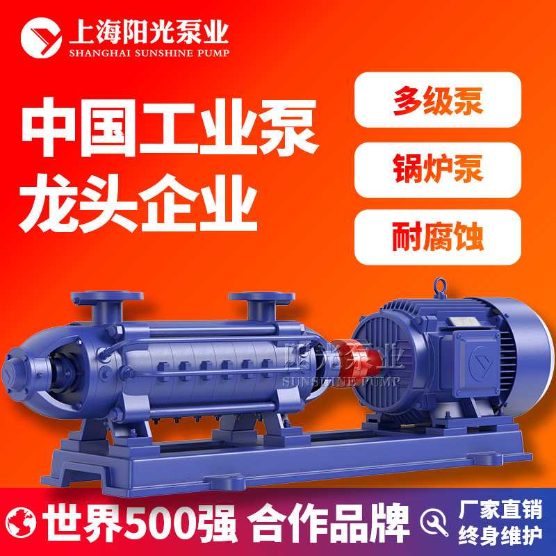 DG型多级锅炉给水泵 DG型多级泵上海阳光泵业