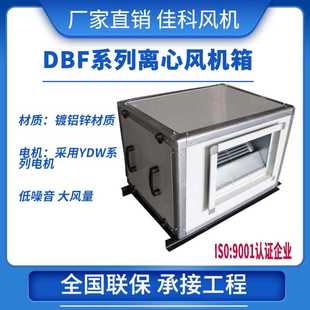 佳科BF 矩形防爆不锈钢离心风机箱厂家 DBF HTFC外转子电机柜式
