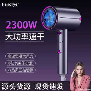 源头厂家电吹风机大风力理发店家用大功率负离子护发低音速干风筒