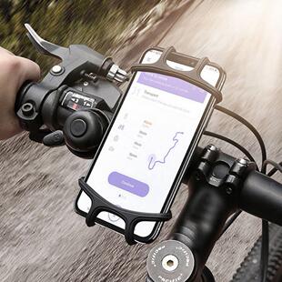 极速Bike Phone Holder Mounvt Black 360 Rotation Flexible Bic
