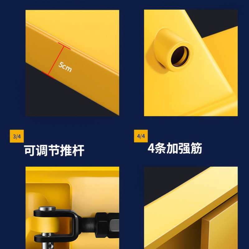 极速手动堆高机地牛升高液压推车2吨3吨5吨搬运S车小型装卸车手拉