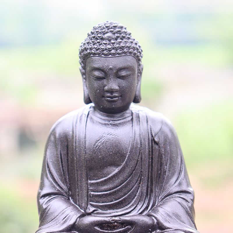 极速新中式顶h楼禅意佛像摆件装饰庭院阳台花园露台布置景观别墅