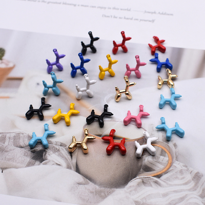 极速6pcs High-quality Metal Alloy Stereo Cute BallooXn Color