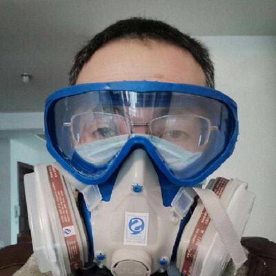 极速防毒面具面罩放毒化工毒气y体防烟放毒防护呼吸防尘面罩全面
